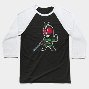 Kamen Rider Black RX Chibi Style Kawaii Baseball T-Shirt